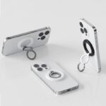 マグネット式 スマホ スタンド Magsafe対応アクセサリー 折り畳式 スマートフォン リングホルダー 全2色 SKU:IPC1111920244017 - Image 2