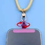 ステンレス製 0.3mm薄型 スマホストラップ用 背面 シールパッド  ネックストラップ ストラップホルダー アクセサリー  全6色 SKU:IPC1111920244037 - Image 5