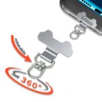 ステンレス製 0.3mm薄型 360度転回可能 スマホストラップ用 背面 シールパッド ネックストラップ ストラップホルダー アクセサリー  全4色 SKU:IPC1111920244038 - Image 3