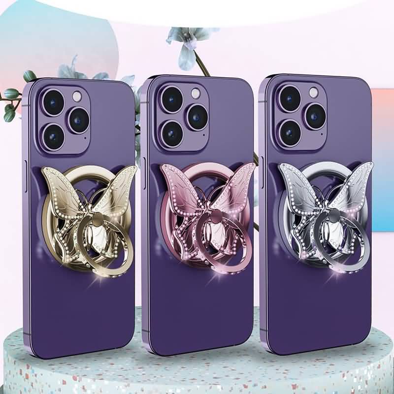 IPC1111920244039-8.jpg マグネット式 スマホ スタンド Magsafe対応アクセサリー 折り畳式 マグネット式 スマートフォン リングホルダー 全3色 SKU:IPC1111920244039 - Image 1