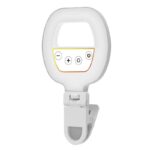 クリップ式 補光ライト コンパクト収納可能 W60 3色 調節可能 自撮り用ライト スマホ撮影補助 LEDライト 撮影用 照明 SKU:IPC1111920244040 - Image 8