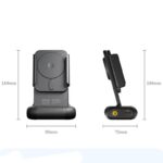 RX01-A  クリップ式 スマホ用多機能 自撮り棒 Bluetooth ブラケット  Magsafe対応 スマホでの撮影を便利に マグネット スタンド機能 全4色 SKU:IPC1111920244042 - Image 26