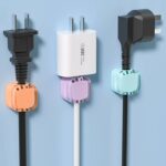 ケーブルホルダー マグネット式 ケーブルクランプ ケーブル管理 (6個/セット）スマートホルダー イヤホン スマホ充電用ケーブル 配線整理 両面テープ付き 壁固定対応 ケーブル収納 ケーブル整理 全4色 SKU:IPC1111920244047 - 画像 (10)