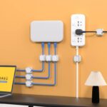 ケーブルホルダー マグネット式 ケーブルクランプ ケーブル管理 (6個/セット）スマートホルダー イヤホン スマホ充電用ケーブル 配線整理 両面テープ付き 壁固定対応 ケーブル収納 ケーブル整理 全2色 SKU:IPC1111920244048 - 画像 (2)