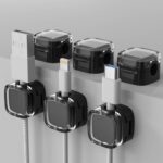 ケーブルホルダー マグネット式 ケーブルクランプ ケーブル管理 (6個/セット）スマートホルダー イヤホン スマホ充電用ケーブル 配線整理 両面テープ付き 壁固定対応 ケーブル収納 ケーブル整理 全2色 SKU:IPC1111920244048