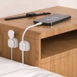ケーブルホルダーケーブルクランプ ケーブル管理 (3個/セット）スマートホルダー イヤホン スマホ充電用ケーブル 配線整理 両面テープ付き 壁固定対応 ケーブル収納 ケーブル整理 全4色 SKU:IPC1111920244049 - 画像 (3)