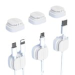 ケーブルホルダーケーブルクランプ ケーブル管理 (3個/セット）スマートホルダー イヤホン スマホ充電用ケーブル 配線整理 両面テープ付き 壁固定対応 ケーブル収納 ケーブル整理 全4色 SKU:IPC1111920244049 - 画像 (10)