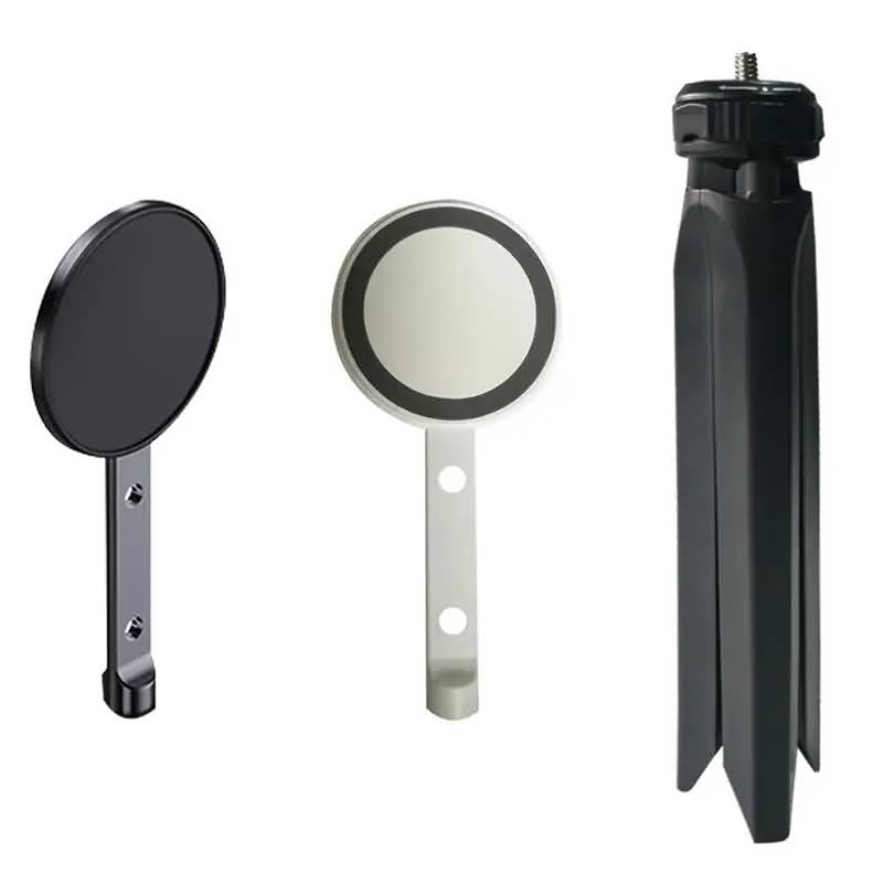 IPC12032024003-1.jpg マグネット式マウント 三脚 スマホホルダー 1/4インチネジ穴 三脚 magsafe式 軽量 三脚マウント スマホ三脚マウントアダプター SKU:IPC12032024003 - Image 1