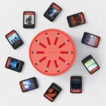ゲームカード収納ケース 10枚ゲームカード回転収納ケース  ゲームソフト収納ケース OLED/liteカセット収納 SKU:IPC12032024004