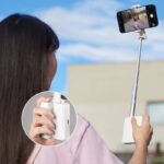 3in1 自撮り棒 一体型収納可能  自撮り棒  補光ライト付き スマートフォンホルダー 360度回転可能 手持ちスマホ用ホルダー 全2色 SKU:IPC12032024006 - Image 17