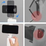 3in1 自撮り棒 一体型収納可能  自撮り棒  補光ライト付き スマートフォンホルダー 360度回転可能 手持ちスマホ用ホルダー 全2色 SKU:IPC12032024006 - Image 14