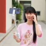 3in1 自撮り棒 一体型収納可能  自撮り棒  補光ライト付き スマートフォンホルダー 360度回転可能 手持ちスマホ用ホルダー 全2色 SKU:IPC12032024006 - Image 4