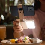 3in1 自撮り棒 一体型収納可能  自撮り棒  補光ライト付き スマートフォンホルダー 360度回転可能 手持ちスマホ用ホルダー 全2色 SKU:IPC12032024006 - Image 2