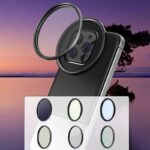 スマホレンズ レンズ フィルター 6.1inch/6.7inch スマホフィルター用磁気マウント 67mmマグネット式フィルター iPad/iPhone/Androidに対応 6フィルターセット SKU:IPC12032024034 - Image 2