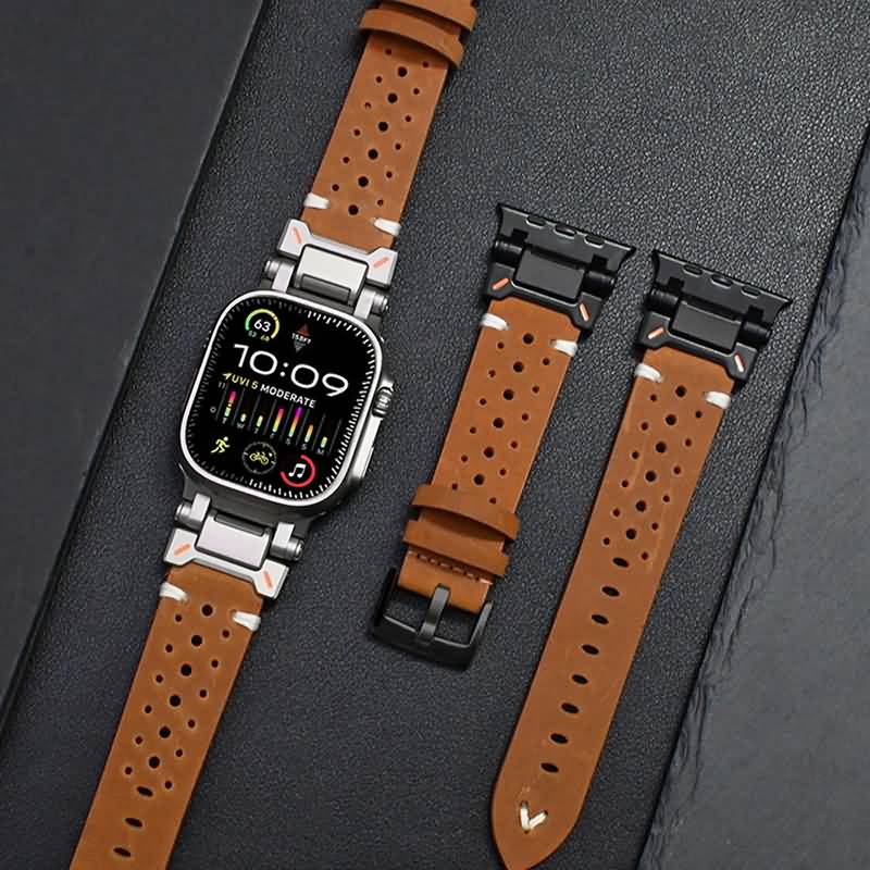 IPC12032024039-01.jpg 42/44/45/46/49mm 本革製 ベルト アップルウォッチ バンド ベルト Apple Watch42/44/45/46/49mm 交換ベルト 全6色 SKU:IPC12032024039 - Image 1