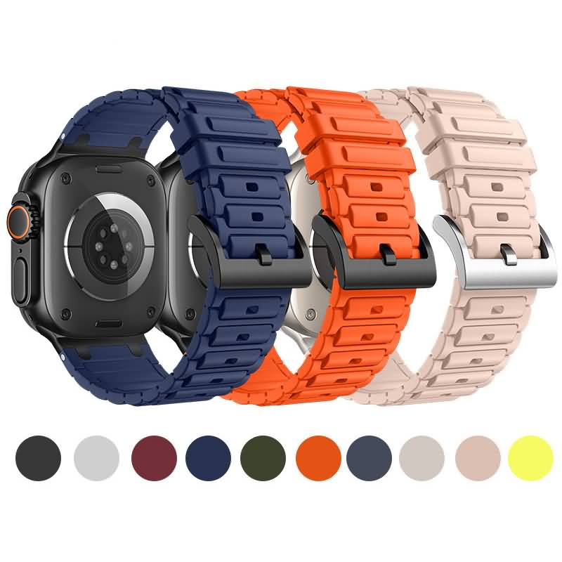 IPC12032024054-01.jpg 42/44/45/46/49mm シリコン製 ベルト アップルウォッチ バンド ベルト Apple Watch 38/40/41/42mm 交換ベルト 全12色 SKU:IPC12032024054 - Image 1