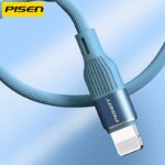 iPhone Lighting・type-c USB ケーブル 1.2m シリコン素材 高耐久 断線防止 充電ケーブル  Lighting ケーブル 全4色 SKU:IPC12052024001 - Image 3
