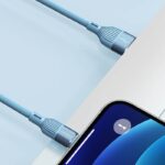 iPhone Lighting・type-c USB ケーブル 1.2m シリコン素材 高耐久 断線防止 充電ケーブル  Lighting ケーブル 全4色 SKU:IPC12052024001 - Image 14