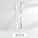 iPhone Lighting・type-c USB ケーブル 1.2m シリコン素材 高耐久 断線防止 充電ケーブル  Lighting ケーブル 全4色 SKU:IPC12052024001 - Image 5
