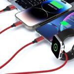 3in1/3in2アップルウォッチ充電ケーブル  PD60W アップルウォッチ充電器 iPhone Watch用充電ケ-プルマルチUSB A/C充電ケ-プル 磁気充電ケ-プル 全3色 SKU:IPC12052024003 - Image 6