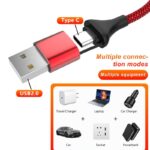 3in1/3in2アップルウォッチ充電ケーブル  PD60W アップルウォッチ充電器 iPhone Watch用充電ケ-プルマルチUSB A/C充電ケ-プル 磁気充電ケ-プル 全3色 SKU:IPC12052024003 - Image 12