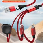 3in1/3in2アップルウォッチ充電ケーブル  PD60W アップルウォッチ充電器 iPhone Watch用充電ケ-プルマルチUSB A/C充電ケ-プル 磁気充電ケ-プル 全3色 SKU:IPC12052024003 - Image 10