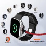 3in1/3in2アップルウォッチ充電ケーブル  PD60W アップルウォッチ充電器 iPhone Watch用充電ケ-プルマルチUSB A/C充電ケ-プル 磁気充電ケ-プル 全3色 SKU:IPC12052024003 - Image 7