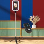 三脚付き自撮り棒 P99X/P99W  スマホスタンド  8インチ 補光ライト付き 三脚ホルダー  スマホ用クリップ スマートフォンホルダー 1.38mまで伸びる  リモコン付き  SKU:IPC12062024023 - Image 7