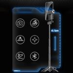 P15Mini 自撮り棒 伸縮 折りたたみ式  三脚ホルダー マグネット式  セルカ棒  リモコン付き 自撮り棒 全2色 SKU:IPC12062024024 - 画像 (13)