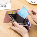 折りたたみ 小銭入れ 本革 ミニ財布 多機能 財布 小銭入れ RFID 札入れ ミニ財布 小物ポケット  全8色 SKU:IPC12122024005 - Image 8