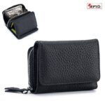 折りたたみ 小銭入れ 本革 ミニ財布 多機能 財布 小銭入れ RFID 札入れ ミニ財布 小物ポケット  全8色 SKU:IPC12122024005 - Image 13