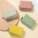 折りたたみ 小銭入れ 本革 ミニ財布 多機能 財布 小銭入れ RFID 札入れ ミニ財布 小物ポケット  全8色 SKU:IPC12122024005 - Image 6