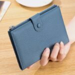 カード入れ カードケース パスポートケース ストラップ ラウンドファスナー SIMカードポケット 多機能財布 小銭入れ  全7色 SKU:IPC12122024006 - Image 3