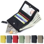 折りたたみ 小銭入れ 本革 ミニ財布 多機能 財布 小銭入れ RFID 札入れ ミニ財布 小物ポケット 全7色 SKU:IPC12122024007