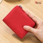 折りたたみ 小銭入れ 本革 ミニ財布 多機能 財布 小銭入れ RFID 札入れ ミニ財布 小物ポケット 全7色 SKU:IPC12122024007 - Image 11