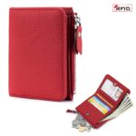 折りたたみ 小銭入れ 本革 ミニ財布 多機能 財布 小銭入れ RFID 札入れ ミニ財布 小物ポケット 全7色 SKU:IPC12122024007 - Image 7