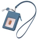 パスケース リール付き 本革素材 カード収納  カード入れ ケース  伸縮リール  全9色 SKU:IPC12122024009 - Image 11
