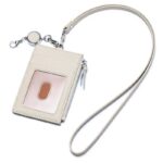 パスケース リール付き 本革素材 カード収納  カード入れ ケース  伸縮リール  全9色 SKU:IPC12122024009 - Image 13