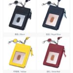 パスケース リール付き 本革素材 カード収納  カード入れ ケース  伸縮リール  全9色 SKU:IPC12122024009 - Image 19