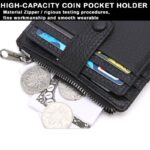 カード入れ カードケース 薄型 本革 財布 レディース 小銭入れ ラウンドファスナー 多機能財布 小銭入れ 収納財布 ウォレット  全10色 SKU:IPC12122024015 - Image 5