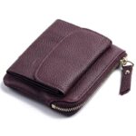 折りたたみ 小銭入れ 本革 ミニ財布 ラウンドファスナー 多機能 財布 小銭入れ RFID 札入れ ミニ財布 小物ポケット  全5色 SKU:IPC12122024016