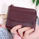 折りたたみ 小銭入れ 本革 ミニ財布 ラウンドファスナー 多機能 財布 小銭入れ RFID 札入れ ミニ財布 小物ポケット  全5色 SKU:IPC12122024016 - Image 13