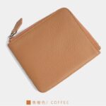 折りたたみ 小銭入れ 本革 ミニ財布 ラウンドファスナー 多機能 財布 小銭入れ RFID 札入れ ミニ財布 小物ポケット 全6色 SKU:IPC12122024031 - Image 14