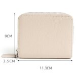 折りたたみ 小銭入れ 本革 ミニ財布 ラウンドファスナー 多機能 財布 小銭入れ RFID 札入れ ミニ財布 小物ポケット 全9色 SKU:IPC12122024032 - Image 25