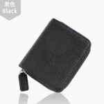 折りたたみ 小銭入れ 本革 ミニ財布 ラウンドファスナー 多機能 財布 小銭入れ RFID 札入れ ミニ財布 小物ポケット 全9色 SKU:IPC12122024032 - Image 22
