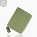 折りたたみ 小銭入れ 本革 ミニ財布 ラウンドファスナー 多機能 財布 小銭入れ RFID 札入れ ミニ財布 小物ポケット 全9色 SKU:IPC12122024032 - Image 20