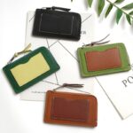 折りたたみ 小銭入れ 本革 ミニ財布 ラウンドファスナー 多機能 財布 小銭入れ RFID 札入れ ミニ財布 小物ポケット 全7色 SKU:IPC12122024033 - Image 5