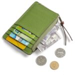折りたたみ 小銭入れ 本革 ミニ財布 ラウンドファスナー 多機能 財布 小銭入れ RFID 札入れ ミニ財布 小物ポケット 全7色 SKU:IPC12122024033 - Image 2