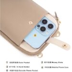 スマホショルダー 本革斜めがけバッグ 通勤バッグ 小物収納 財布 スマホポーチ お財布 レディース ショルダーバッグ スマホショルダーバッグ  全10色 SKU:IPC12122024041 - 画像 (13)
