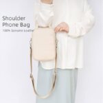 スマホショルダー 本革斜めがけバッグ 通勤バッグ 小物収納 財布 スマホポーチ お財布 レディース ショルダーバッグ スマホショルダーバッグ  全5色 SKU:IPC12122024043 - 画像 (8)